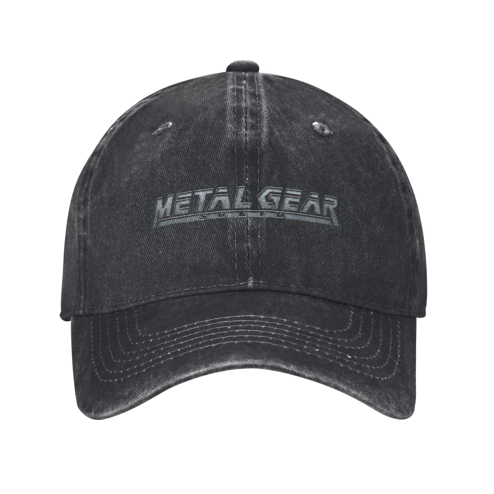 Running Gear Logos - Vintage Metallic MGS Logo Metal Gear