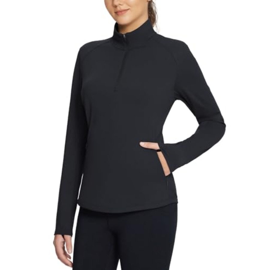 Running Gear In Cold Weather - Women's Fleece Pullover Jacket Water Resistant