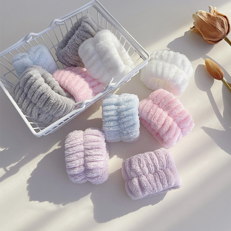 Sweat Band Wrist - 2PCS Reusable Spa Wrist Washband Soft