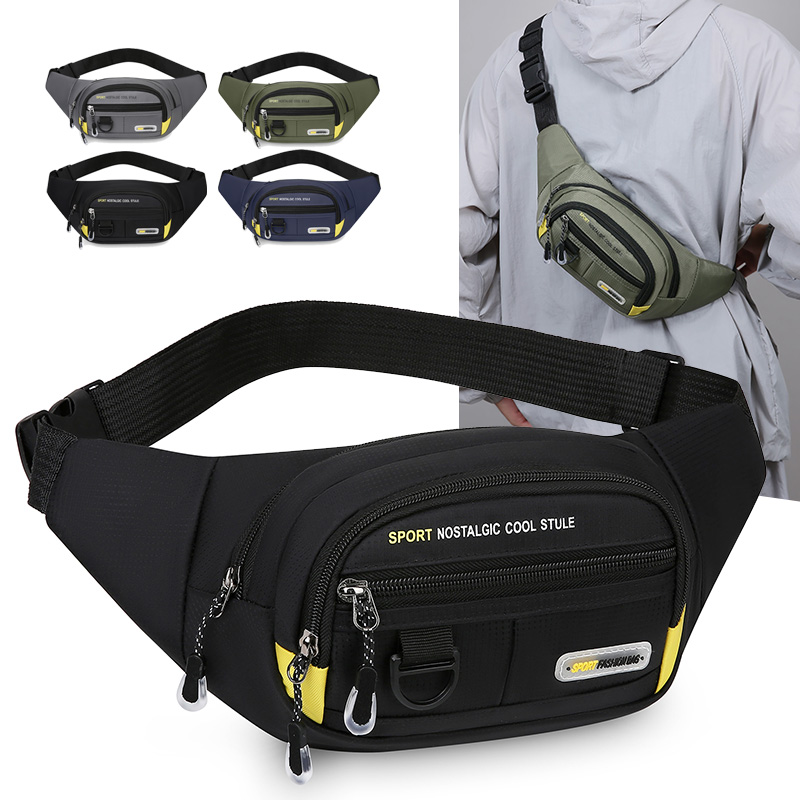Running Zwift - Men's Large Capacity Fitness Waist Pack