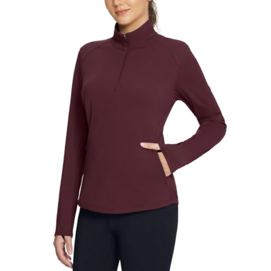 Running Gear In Cold Weather - Women's Fleece Pullover Jacket Water Resistant