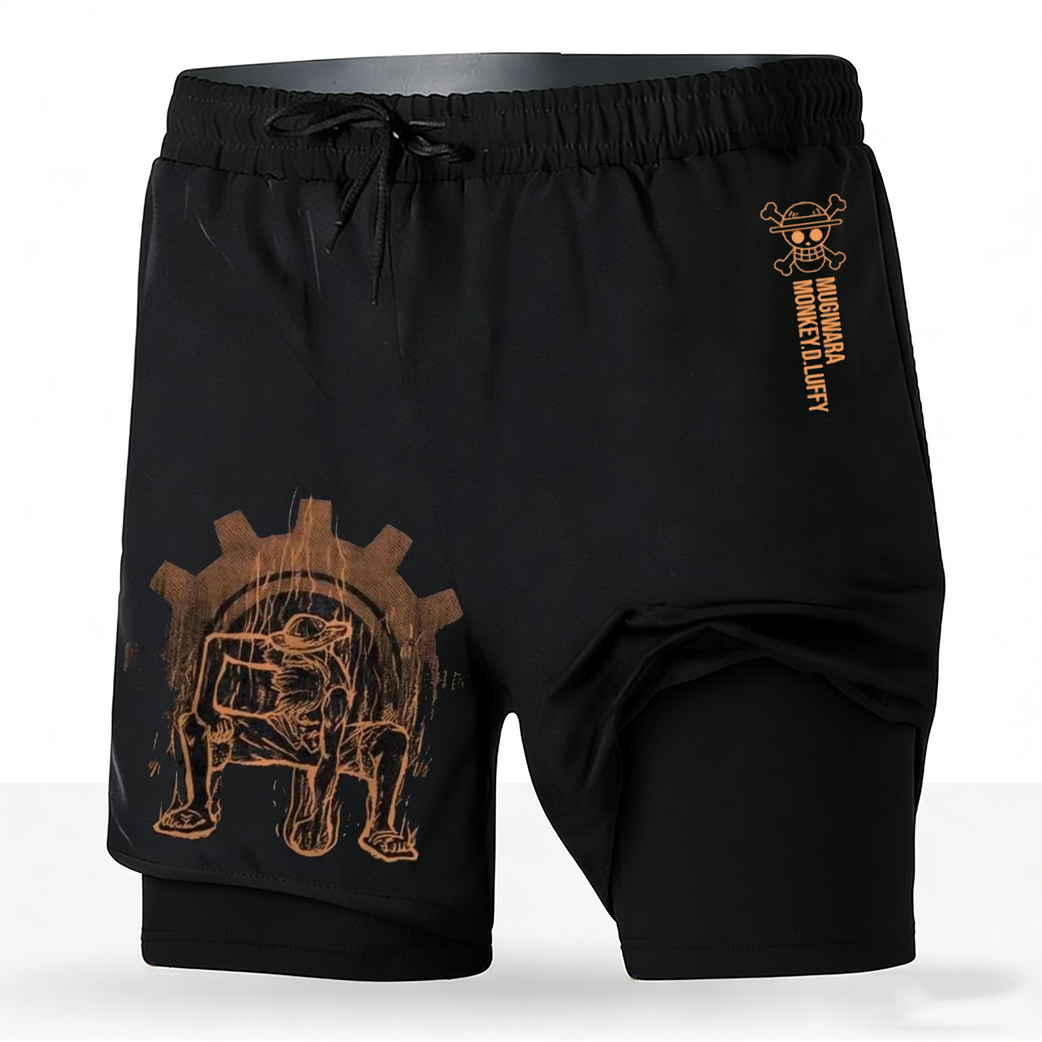 Men's One Piece Anime 2-in-1 R - огляд і ціна Running Gear In Japan