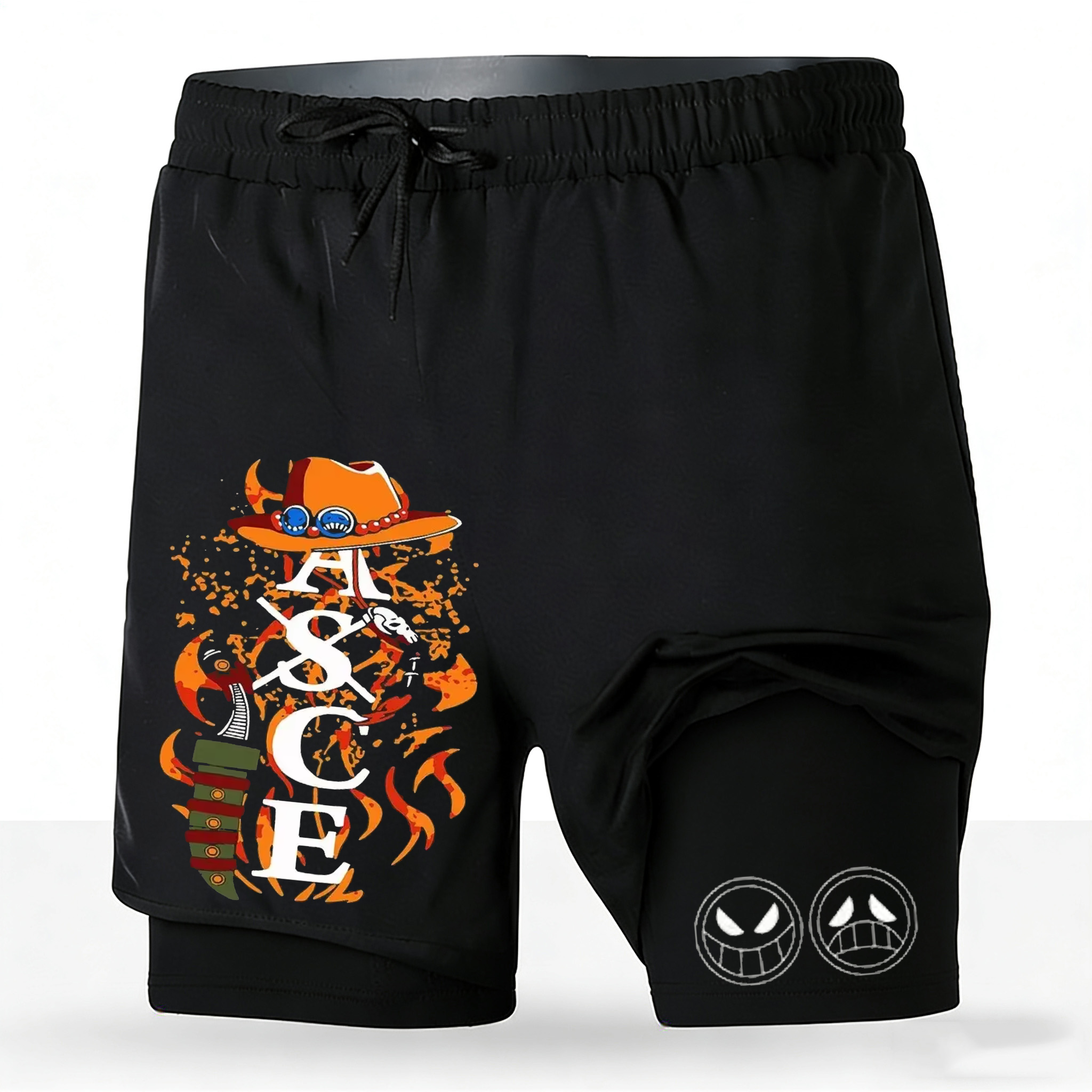 Men's One Piece Anime 2-in-1 R - огляд і ціна Running Gear In Japan