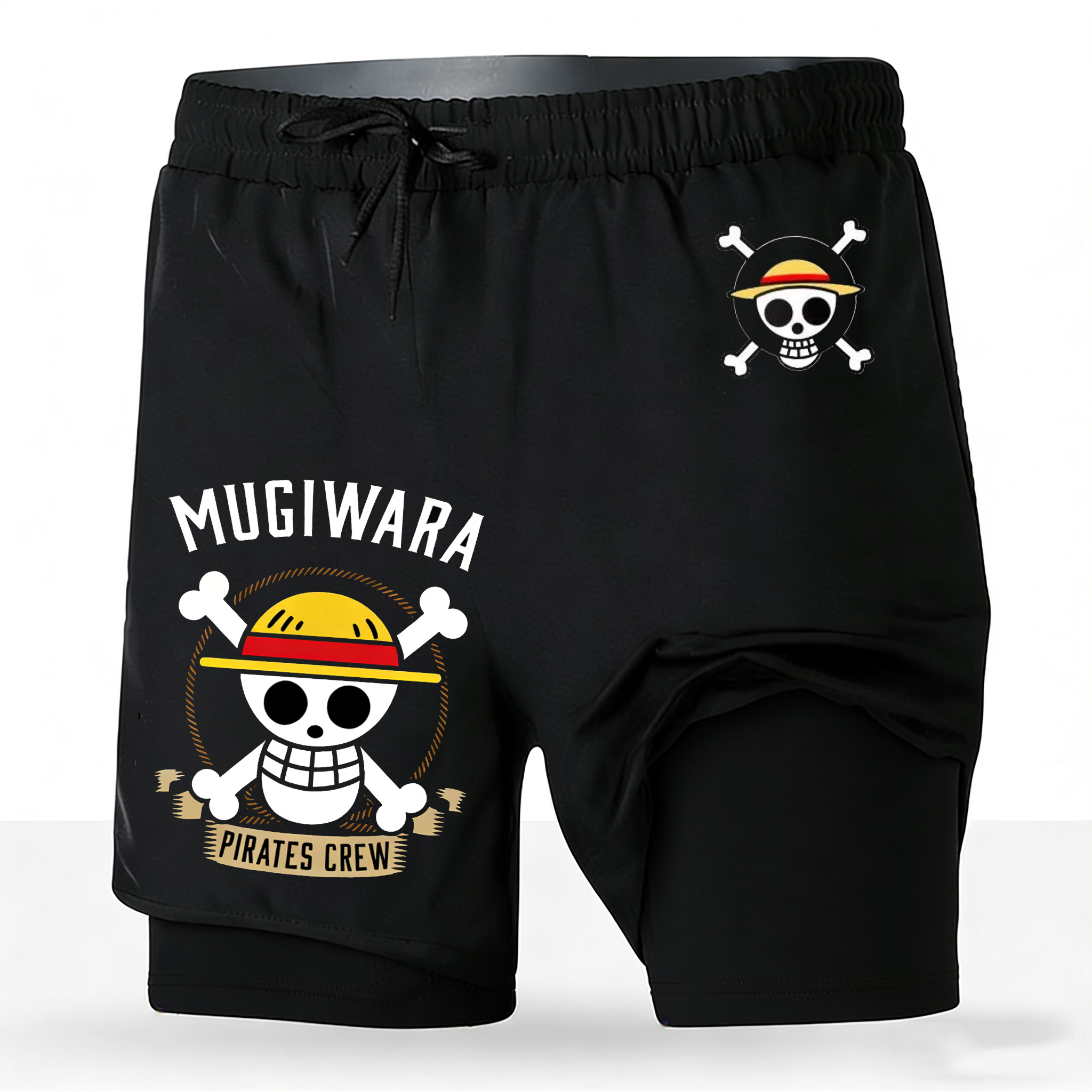 Men's One Piece Anime 2-in-1 R - огляд і ціна Running Gear In Japan
