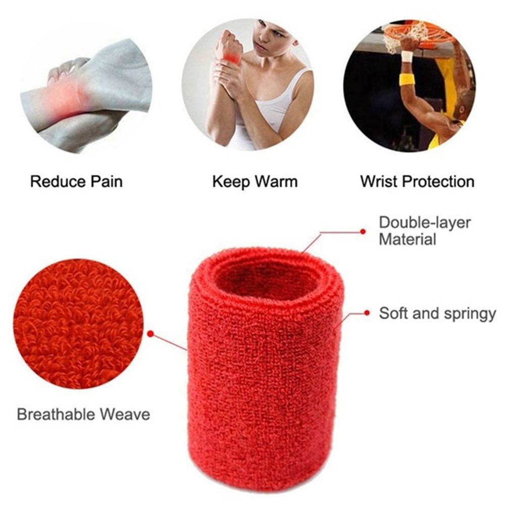 1/2Pcs Unisex Wristbands Sport - огляд і ціна Sweat Band Wrist