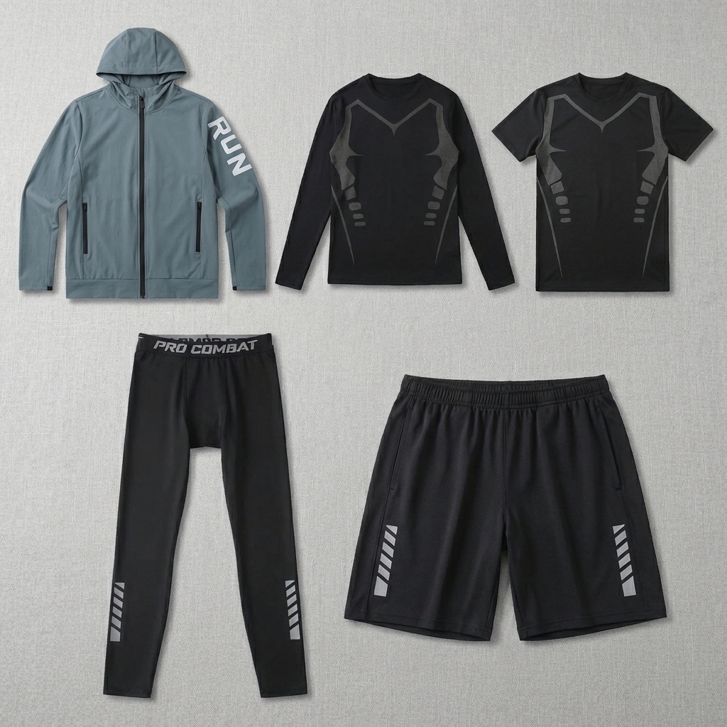 Fitness Full 5 Piecs Set Track - огляд і ціна Running Gear For Marathon