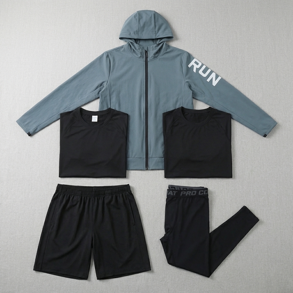 Fitness Full 5 Piecs Set Track - огляд і ціна Running Gear For Marathon