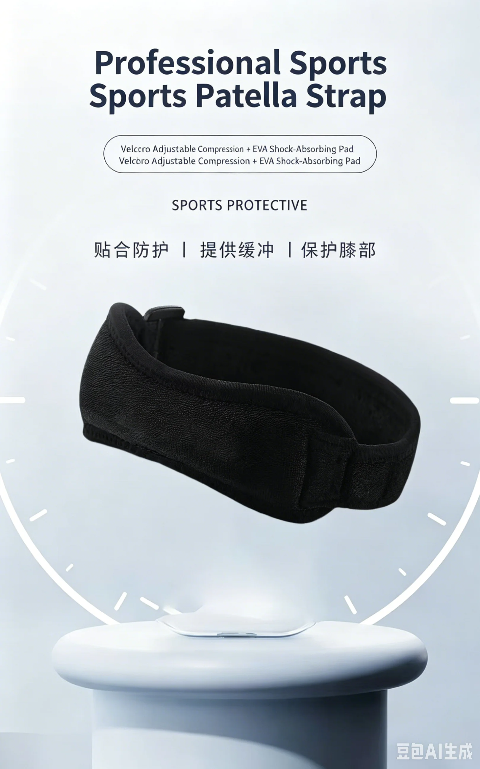 Patella Knee Brace with Shock  - огляд і ціна Knee Support Brace