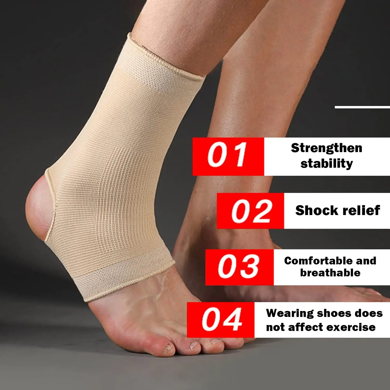 1pc Skin Color Sports Ankle Su - огляд і ціна Running Gears