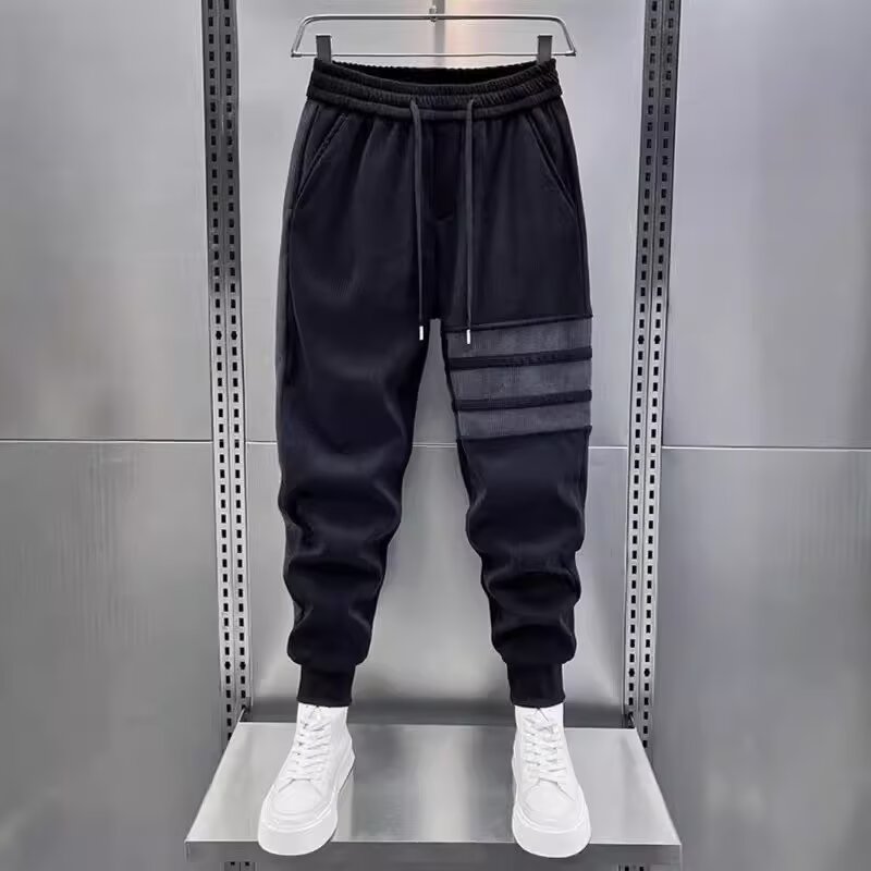Trendy Men Black Joggers Autum - огляд і ціна Running Gear Winter