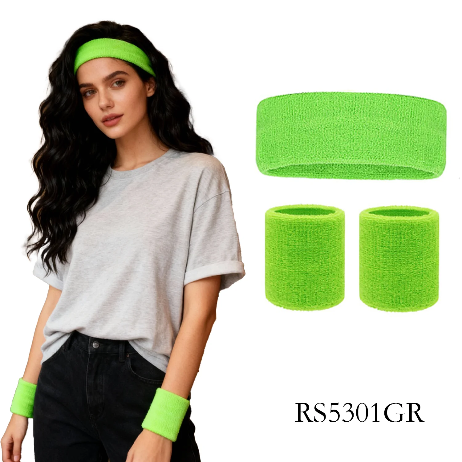 Multi-Color Terry Wrist Sweatb - огляд і ціна Sweat Band Wrist