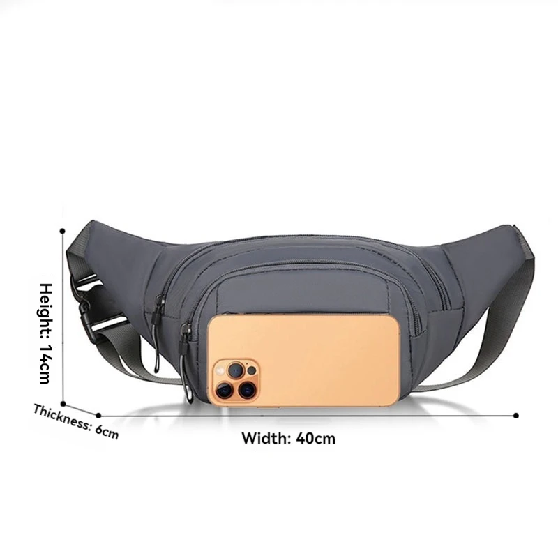 Men Canvas Fit Waistpack Mobil - огляд і ціна Running Zwift