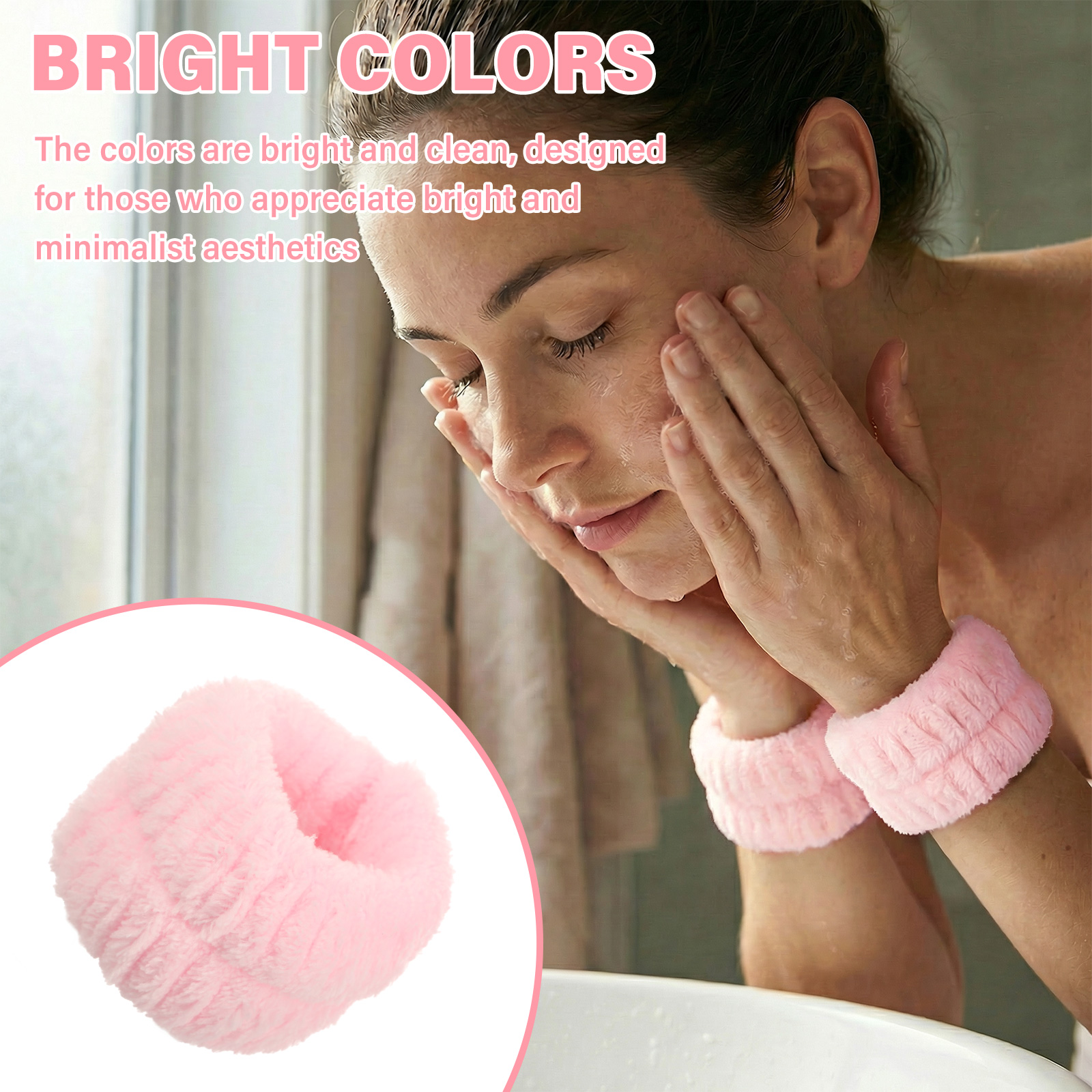 2Pcs Wrist Band Washing Face S - огляд і ціна Sweat Band Wrist